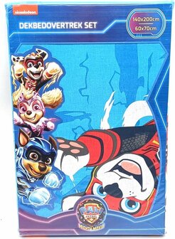 05025 Paw Patrol Chase Dekbedovertrek &amp; Kussensloop 140x200 cm &amp; 60x70 cm