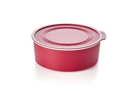 22312 Tupperware ClickPlus Koektrommel Cerise Rood