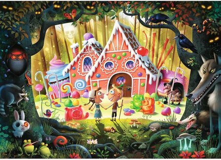 169504 Ravensburger Puzzel Hans en Grietje pas op! 1000 stukjes