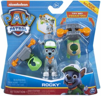 59399 Spinmaster Paw Patrol Speelfiguur Rocky Inclusief Accessoires - Paw Patrol Actiefiguur