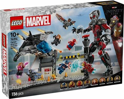 76314 LEGO Marvel Captain America: Civil War actiesc&egrave;ne