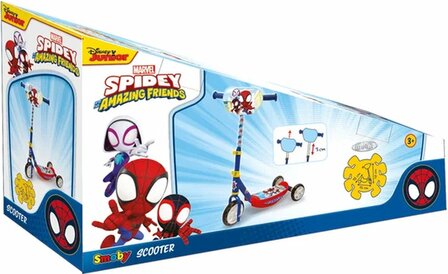 09093 Smoby Spiderman Scooter Driewieler Step - 3 Jaar