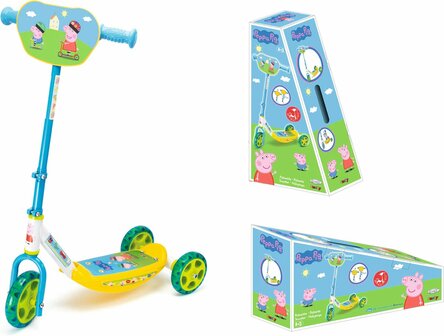 09093 Smoby Peppa Pig  Scooter Driewieler Step - 3 Jaar