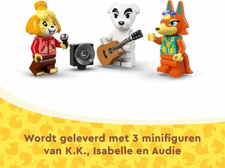 77052 LEGO Animal Crossing K.K.&#039;s pleinconcert