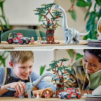 76960 LEGO Jurassic Park Brachiosaurus ontdekking