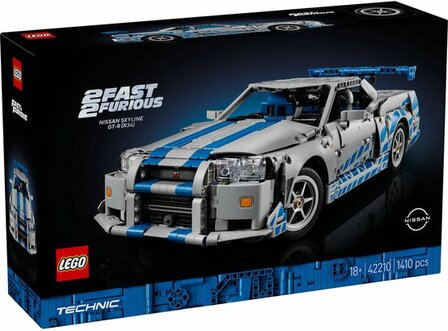 42210 LEGO Technic 2 Fast 2 Furious Nissan Skyline GT-R (R34)