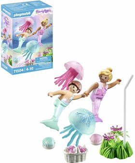 71504 PLAYMOBIL Princess Magic Zeemeerminkinderen met kwallen