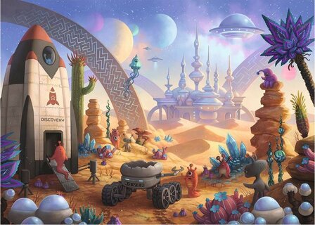132676 Ravensburger Puzzel Escape Kids Space 368 stukjes