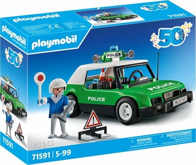 71591 PLAYMOBIL Action Heroes 50 Year Anniversary Klassieke Politie auto