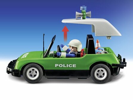 71591 PLAYMOBIL Action Heroes 50 Year Anniversary Klassieke Politie auto