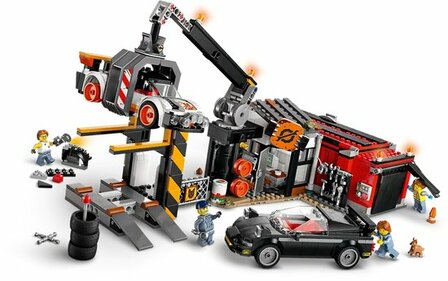 60472 LEGO City Schroothoop met auto&#039;s