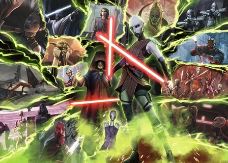 173419 Ravensburger Puzzel Star Wars: Villainous: Asajj Ventress 1000 stukjes