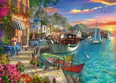 152711 Ravensburger Puzzel Geweldig Griekenland 1000 stukjes