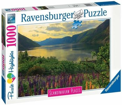 167432 Ravensburger Puzzel Fjord in Noorwegen 1000 stukjes