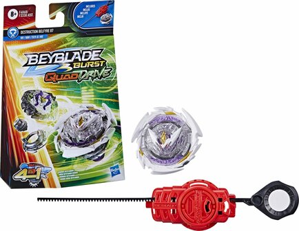 36700 Hasbro Beyblade Quad Drive Starter Pack Destruction Belfyre