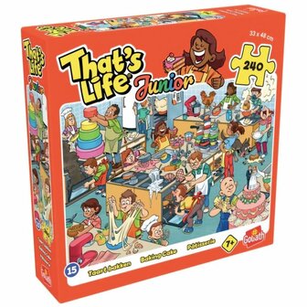 343030 Goliath Puzzel That&#039;s Life Junior Taart bakken 240 stukjes