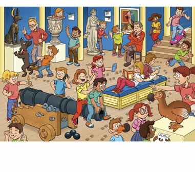 343023 Goliath Puzzel That&#039;s Life Junior Museum 240 stukjes