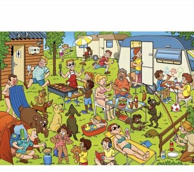 342972 Goliath Puzzel That&#039;s Life Junior Camping 240 stukjes