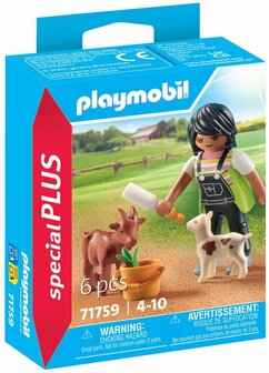 71759 PLAYMOBIL Special Plus Vrouw met Geiten