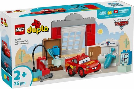 10456 LEGO DUPLO Disney en Pixar Cars McQueens Bezoek aan Docs Garage