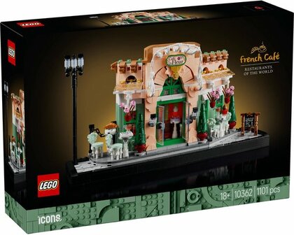 10362 LEGO Icons Frans caf&eacute; Parijse decoratie