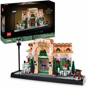 10362 LEGO Icons Frans caf&eacute; Parijse decoratie