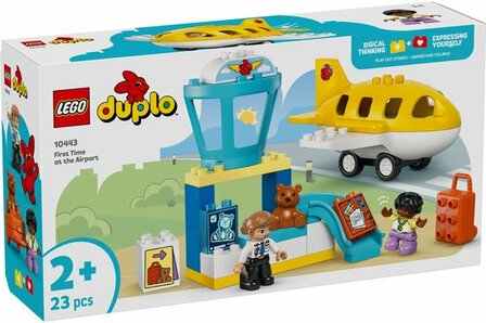 10443 LEGO DUPLO Stad Voor het Eerst op het Vliegveld