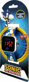 564454 Sonic Led Horloge - Blauw