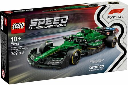 77245 LEGO Speed Champions Aston Martin Aramco F1 AMR24 racewagen