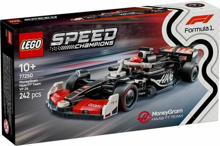 77250 LEGO Speed Champions MoneyGram Haas F1 Team VF-24 racewagen