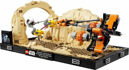 75380 LEGO Star Wars Mos Espa Podrace diorama