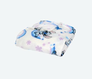 41550 Disney Stitch Fleeceplaid 130&times;160 cm Superzacht Polar Fleece Deken