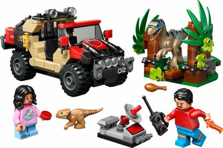 76972 LEGO Jurassic World Offroad Raptorontsnapping