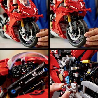 42202 LEGO Technic Ducati Panigale V4 S motor