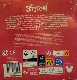 32231 Disney Lilo en Stitch Kerstballen Diamond Painting