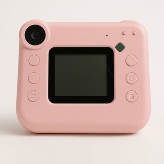 16557  Instant Print Camera Roze Kindercamera met 2 Rollen Printpapier   
