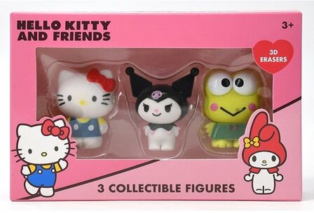 90673 Hello Kitty 3 Collectible Figures (45mm)