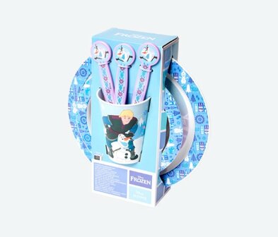 94077 Disney Frozen Ontbijtset 6-delig diner set