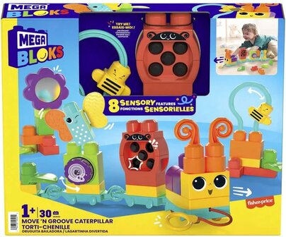 05014 MEGA Bloks Beweeg en swing rups - 30 blokken