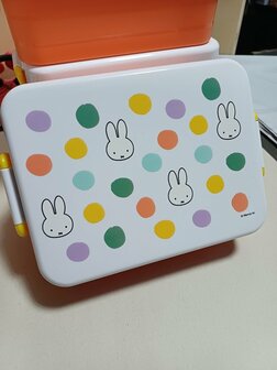 46127 Nijntje Lunchbox met Extra Bakje Oranje