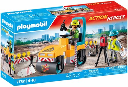 71751 PLAYMOBIL Action Heroes Wegenbouw