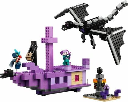 21264 LEGO Minecraft De Enderdraak en het End-schip