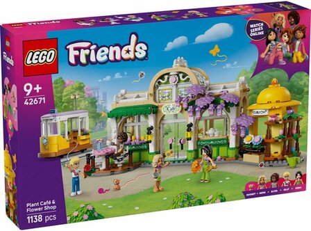 42671 LEGO Friends Plantencaf&eacute; en Bloemenwinkel