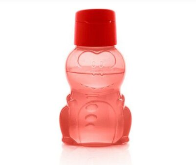 76254 Tupperware Ecofles Kids Dino Rood 350 ml