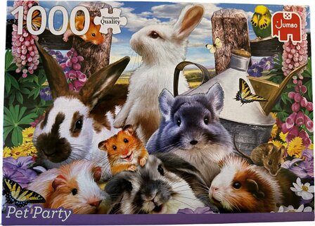 05171 Jumbo Puzzel Pet Party 1000 stukjes