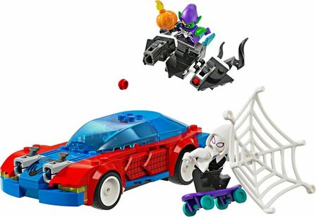 76279 LEGO Marvel Spider-Man racewagen en Venom Green Goblin