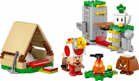 72040 LEGO Super Mario&trade; Toad-Baas&#039; Kampeerplaats