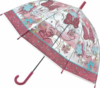 13366 Minnie Mouse Paraplu  69 cm  Voor Kinderen