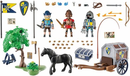 71484 PLAYMOBIL Novelmore Overval op Transportwagen