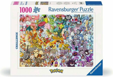 004608 Ravensburger Puzzel Pok&eacute;mon Challenge 1000 stukjes